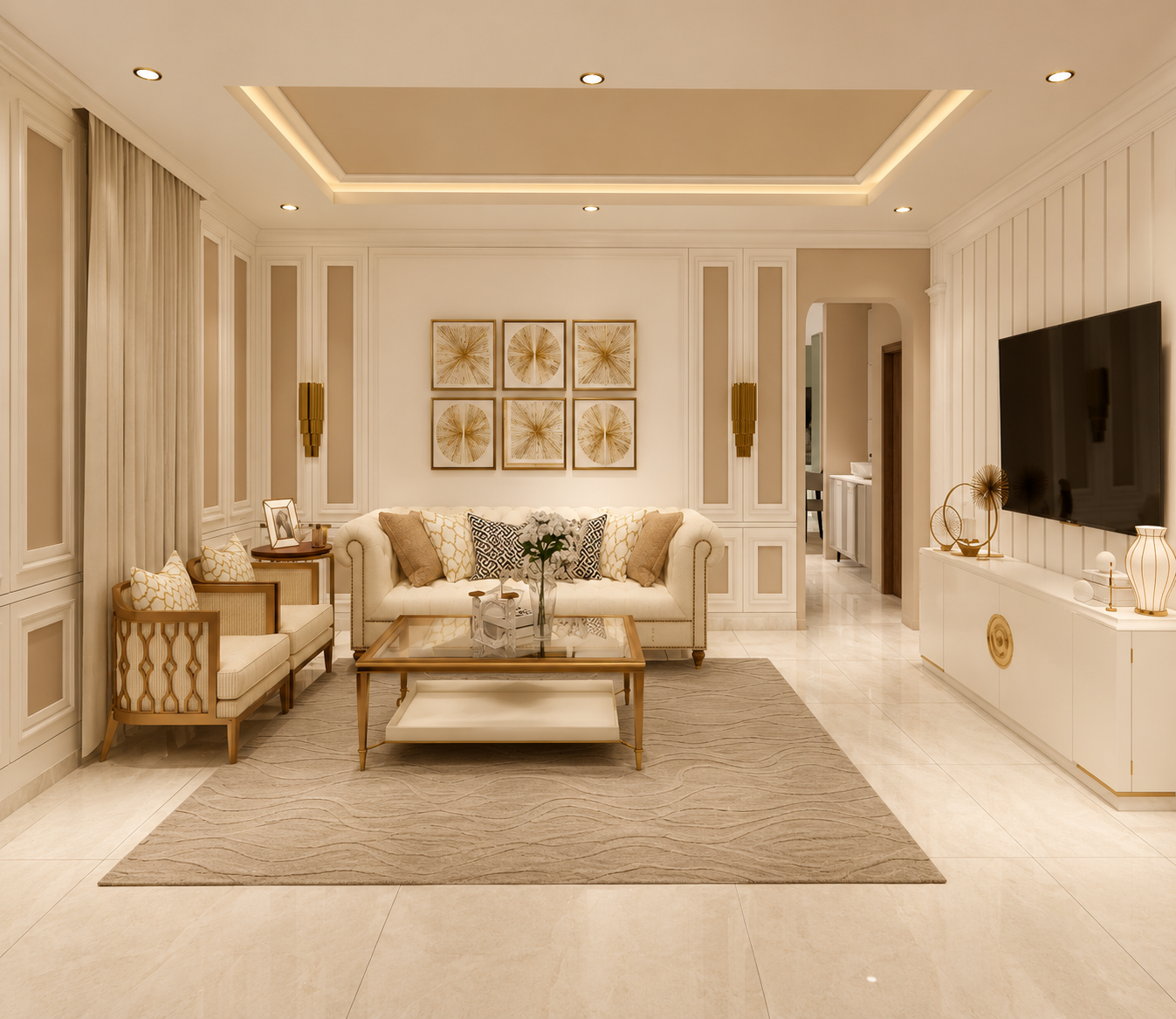 Mrs. Madhuri's 3BHK Residence